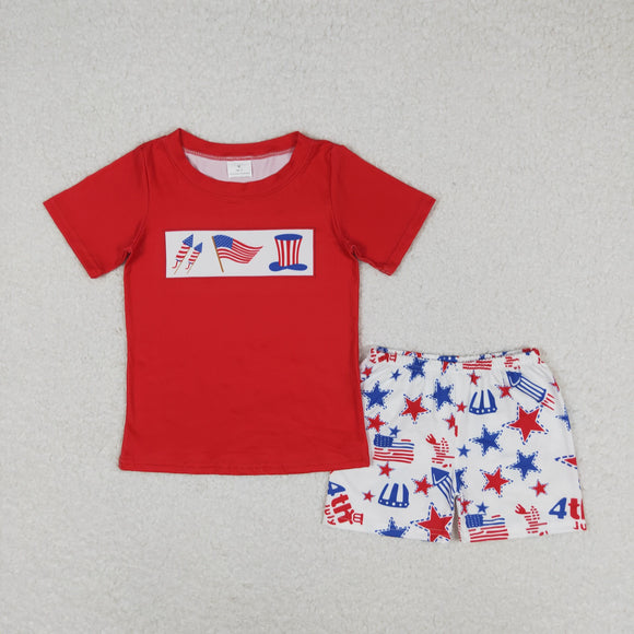 Flag Hat Stars Red Boys 4th of July Outfits