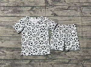 Pre-sale Soccer White Boys Shorts Sets