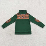 Duck Green Jungle Hunting Polo Boys Long Sleeve Top