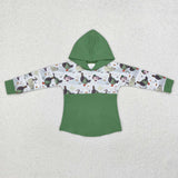 Duck Green Boys Hoodie Top