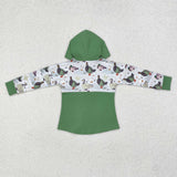 Duck Green Boys Hoodie Top