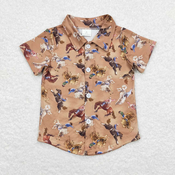 Rodeo Brown Boys Short Sleeve Top