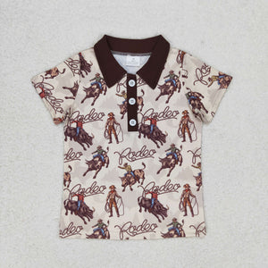 Rodeo Brown Boys Short Sleeve Top