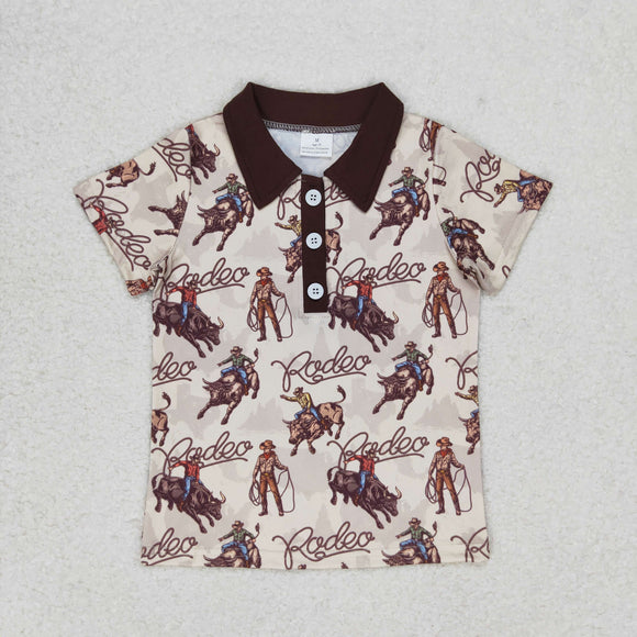 Rodeo Brown Boys Short Sleeve Top