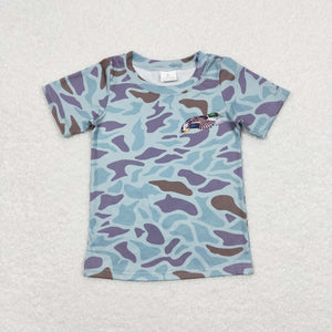 Duck Camo Boys Short Sleeve Top