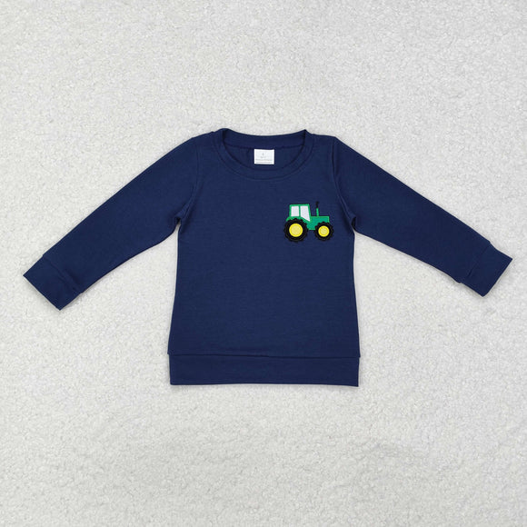 Tractor Navy Boys Long Sleeve Top