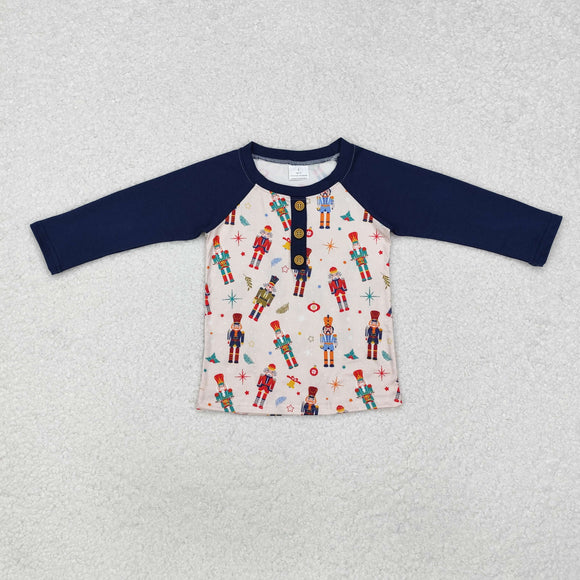 Cartoon Soldier Navy Boys Christmas Top