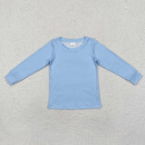 Fish Blue Boys Long Sleeve Top