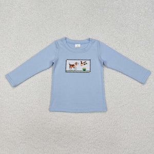 Duck Dog Blue Boys Long Sleeve Top