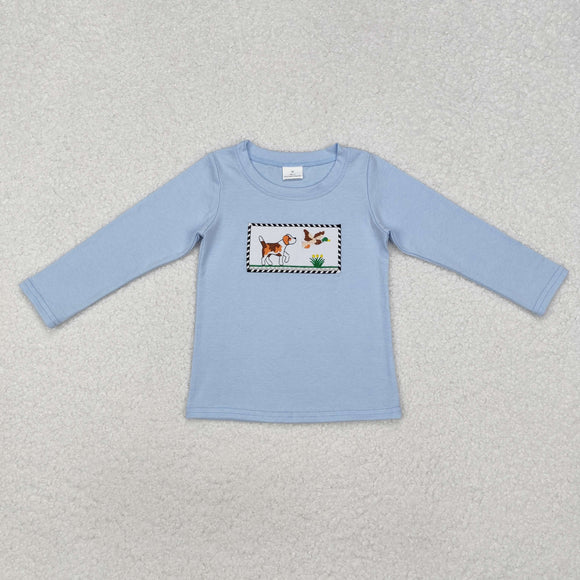 Duck Dog Blue Boys Long Sleeve Top