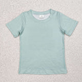 Dog Duck Bluish Boys Short Sleeve Top