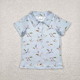 Duck Blue Boys Short Sleeve Top