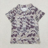 Camo Boys Short Sleeve Top