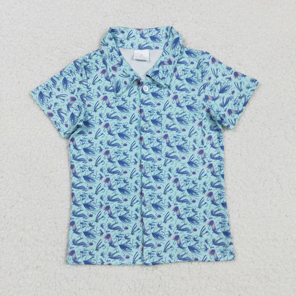 Fishing Boys Short Sleeve Top