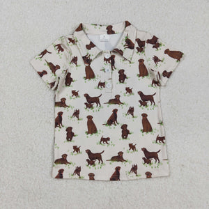 Grass Dog Boys Short Sleeve Top