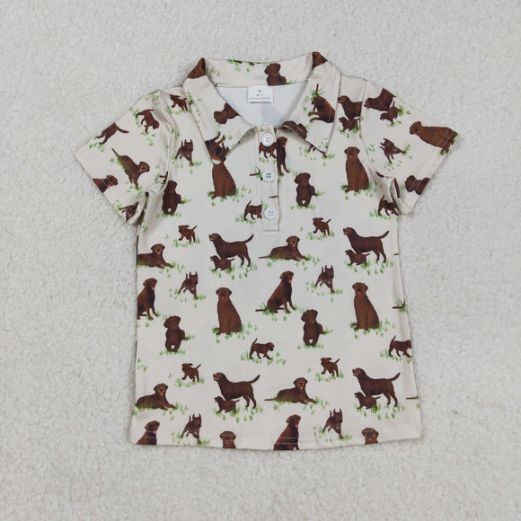 Grass Dog Boys Short Sleeve Top