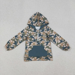 Duck Nacy Pocket Boys Hoodie Top