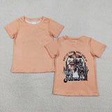 Jesus Orange Boys Easter Top