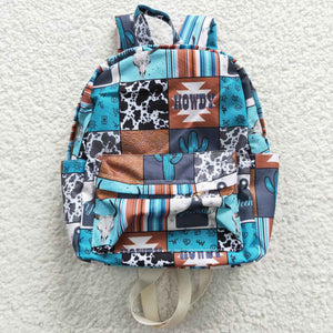 Howdy Aztec Cactus Plaid Backpack