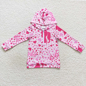 Cartoon Dolls Heart Girls Hoodie Top