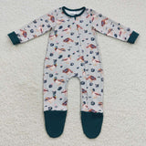 Duck Boys Fall Romper