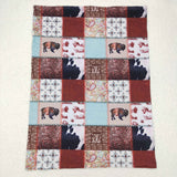 Bull Aztec Plaid Blankets