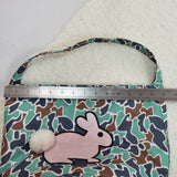 Camo Bunny Kids Easter Bucket Bag