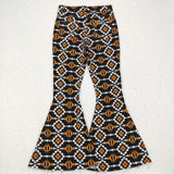 Aztec Orange Black Adult Jeans Pants