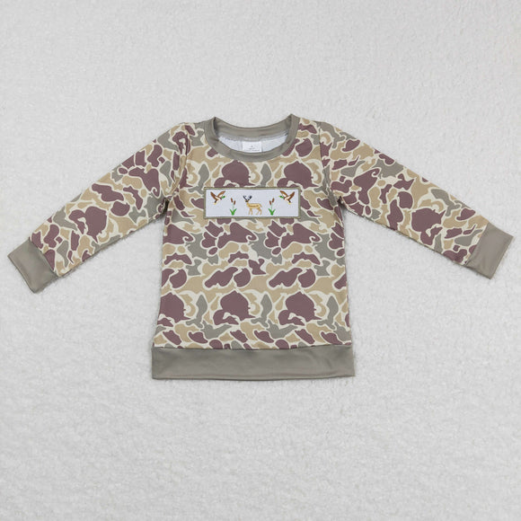 Duck Deer Camo Boys Long Sleeve Top