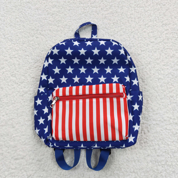 Stars Red Stripe Blue 4th of July Backpack