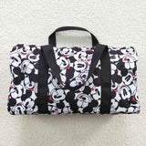 Cartoon Black White Gym Bag