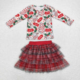 Milk Cookie Gauze Skirt Girls Christmas Dress