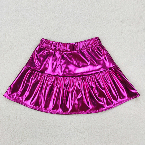 Leather Hot Pink Girls SKirts