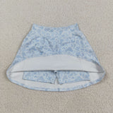 Duck Dog Camo Blue Gray Athletic Shorts Girls Skirt
