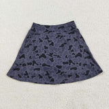 Duck Dog Camo Dark Gray Athletic Shorts Girls Skirt