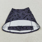 Duck Dog Camo Dark Gray Athletic Shorts Girls Skirt