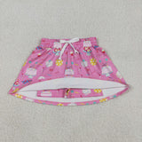 Birthday Cake Pink Athletic Shorts Girls Skirt