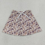 Mama Brown Camo Athletic Shorts Adult Skirt