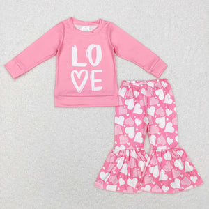 Love Pink Girls Valentines Outfits