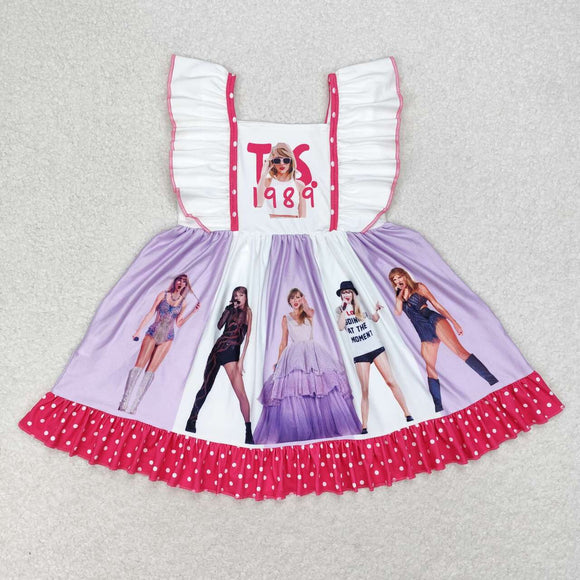 1989 Singer Patchwork Girls Sleeveles Dress