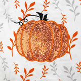 Orange Sequin Pumpkin Girls Skirts Sets