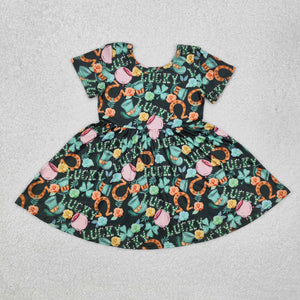 Clover Lucky Green Girls St. Patrick's Day Dress