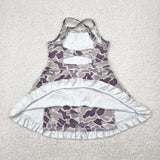 Camo Athletic Shorts Girls Swimsuits