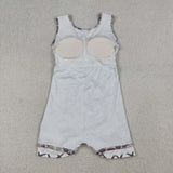 Waffle Camo Athletic Shorts Girls Sleeveless Dress