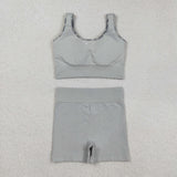 Gray Camo Adult Shorts Sets