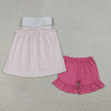 Sheep Jesus Hot Pink Polka Dots Girls Easter Outfits
