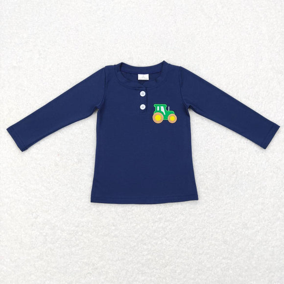 Tractor Navy Boys Long Sleeve Top