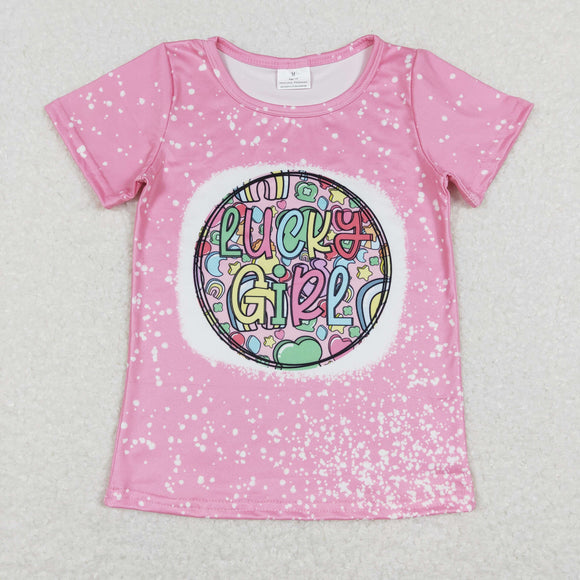 Lucky Girl Pink Mommy & Me St. Patrick's Day Top