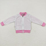 Pink Sparkle Sequin Girls Jacket