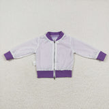 Purple Sparkle Sequin Girls Jacket